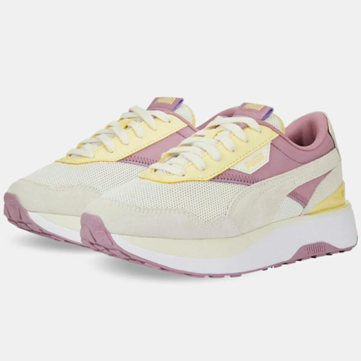 Puma Baskets|Baskets Cruise Rider Candy jaune/rose