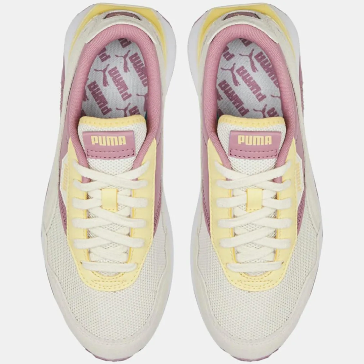 Puma Baskets|Baskets Cruise Rider Candy jaune/rose