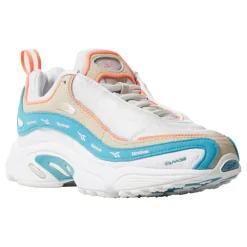 Reebok Baskets|Baskets Daytona Dmx Mu blanc/turquoise/orange