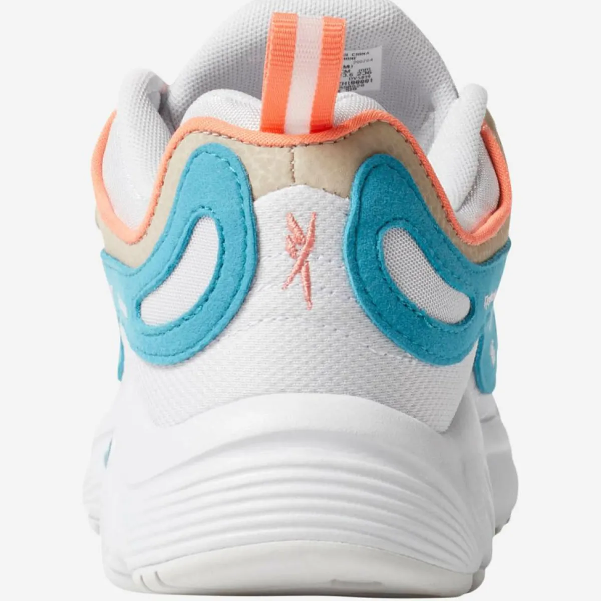 Reebok Baskets|Baskets Daytona Dmx Mu blanc/turquoise/orange