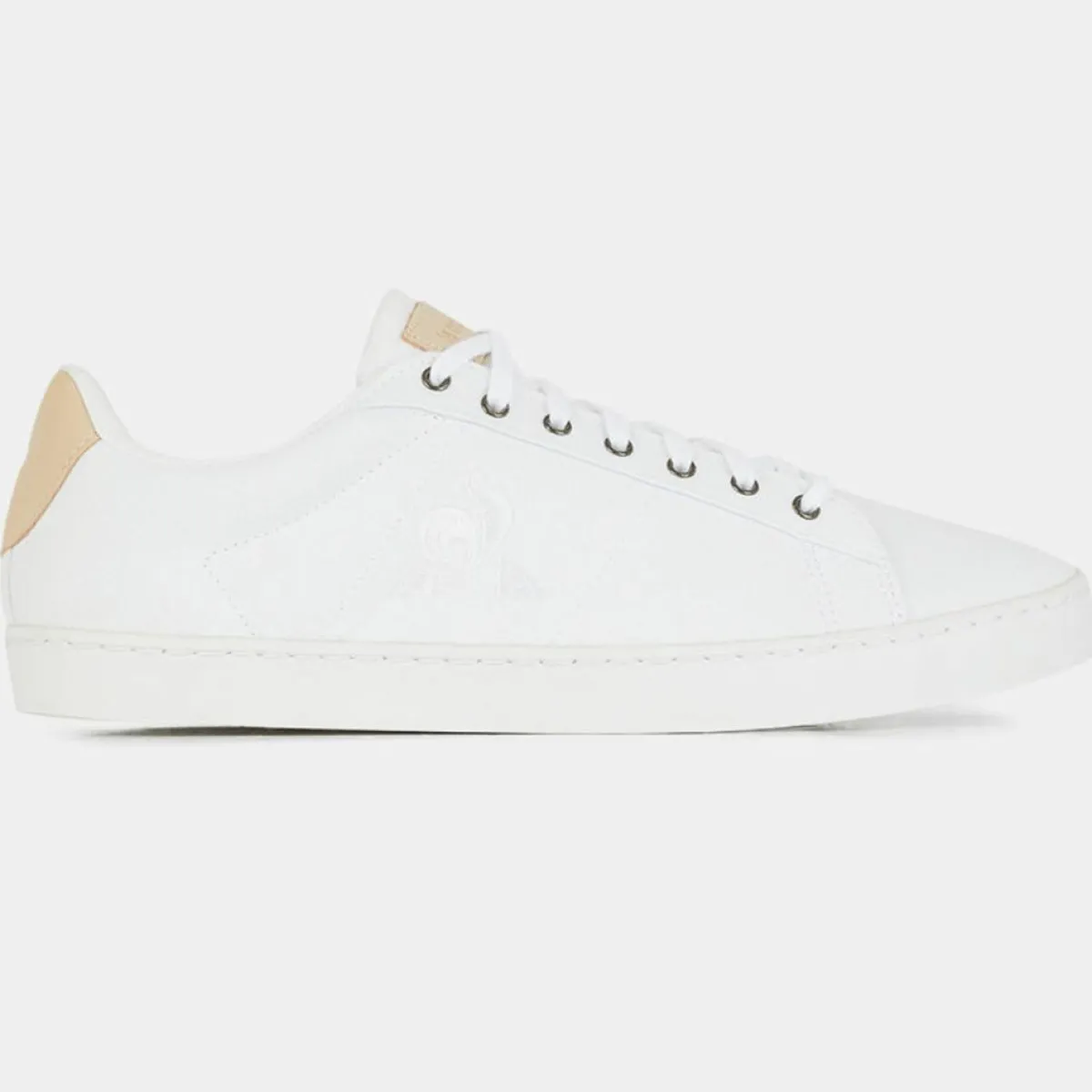 Le Coq Sportif Baskets|Baskets Elsa Optical blanc/beige