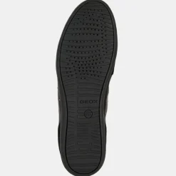 Geox Baskets|Baskets en Cuir & Velours de Cuir Myria noires