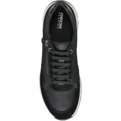 Geox Baskets|Baskets en Cuir & Velours de Cuir Bulmya noires