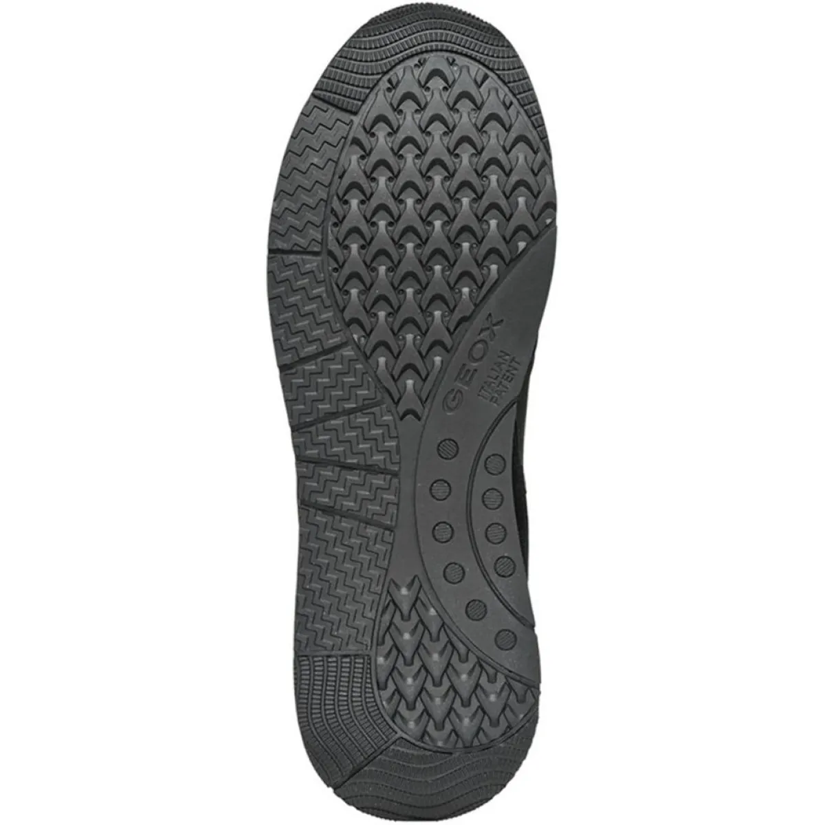 Geox Baskets|Baskets en Cuir & Velours de Cuir Bulmya noires