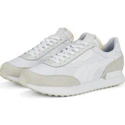 Puma Baskets|Baskets en Cuir & Velours de Cuir Future Rider Play blanches