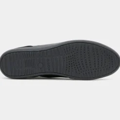 Geox Baskets|Baskets en Cuir & Velours de Cuir Myria noires