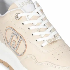 Liu-Jo Baskets|Baskets en Cuir Amazing beiges