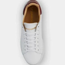 Le Coq Sportif Baskets|Baskets en Cuir Avantage blanc/rouge