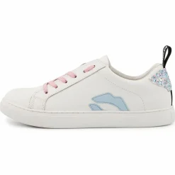 Bons Baisers de Paname Baskets|Baskets en Cuir Betty blanc/bleu/rose