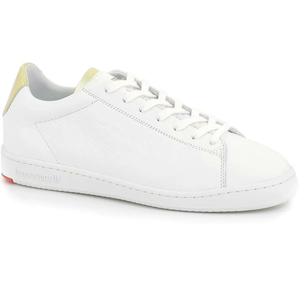 Le Coq Sportif Baskets|Baskets en Cuir Blazon Made In France blanc/doré