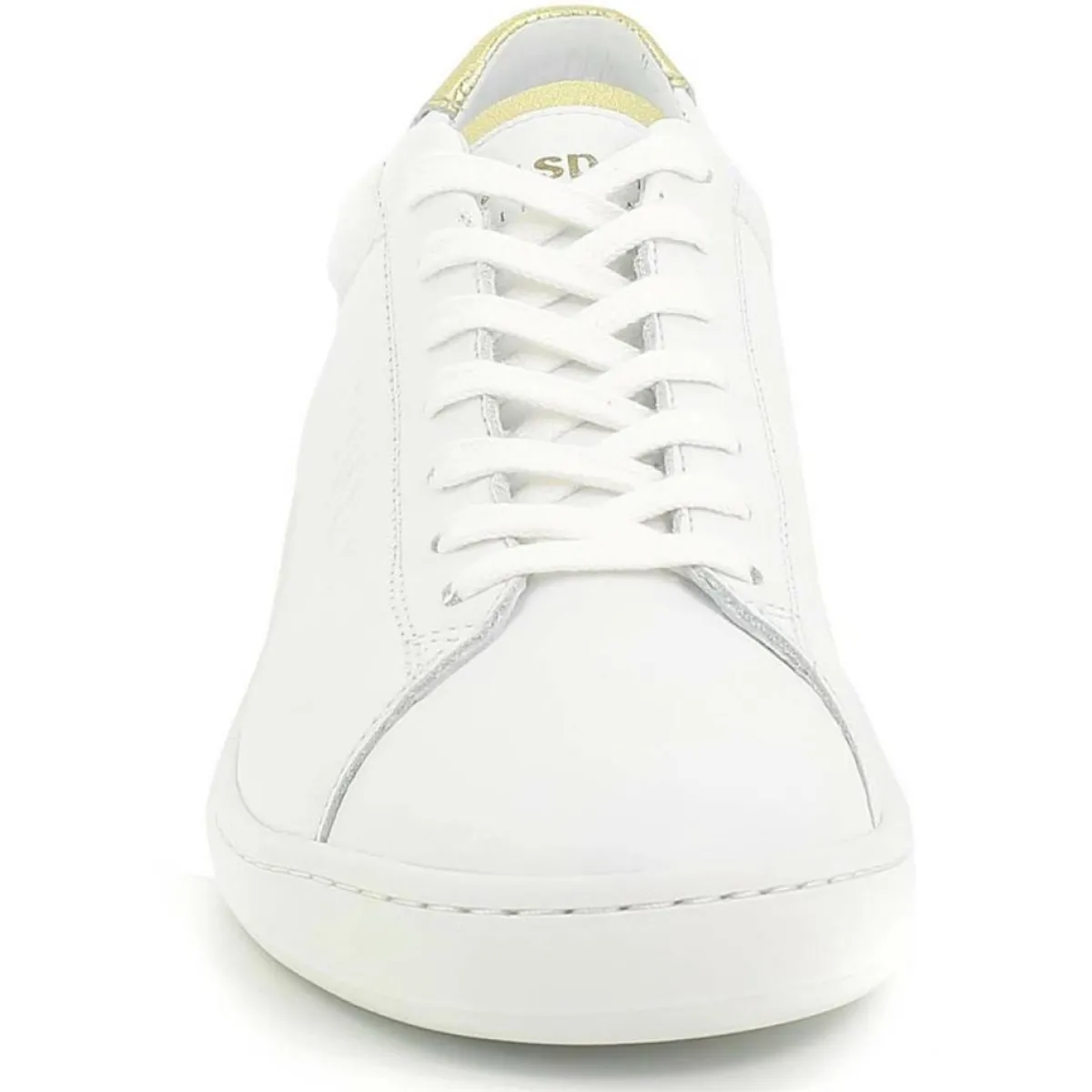 Le Coq Sportif Baskets|Baskets en Cuir Blazon Made In France blanc/doré