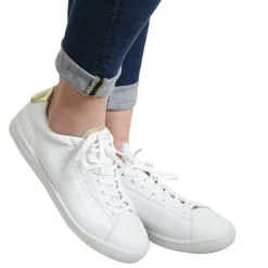 Le Coq Sportif Baskets|Baskets en Cuir Blazon Made In France blanc/doré