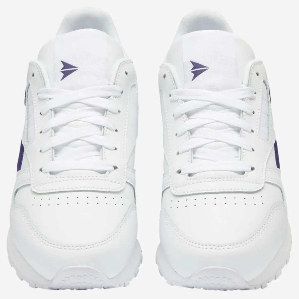 Reebok Baskets|Baskets en Cuir Cl Lthr Bicolore blanc/bleu