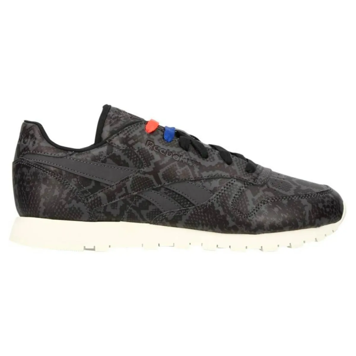 Reebok Baskets|Baskets en Cuir Classic Leather Snake noires