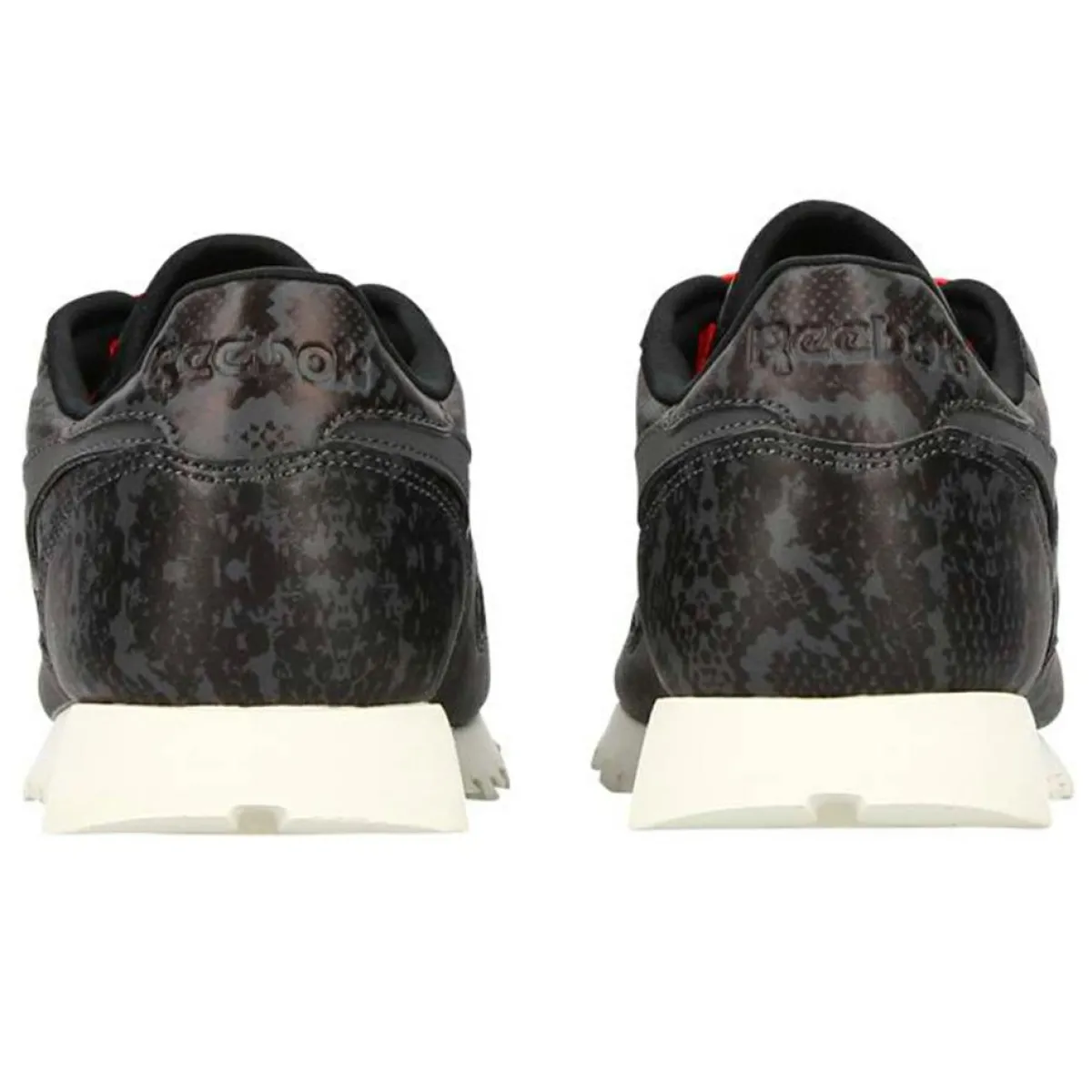 Reebok Baskets|Baskets en Cuir Classic Leather Snake noires