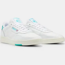 Reebok Baskets|Baskets en Cuir Court Peak blanc/bleu