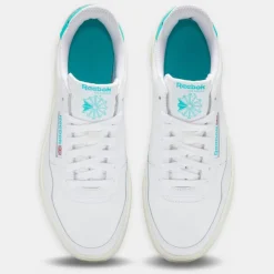 Reebok Baskets|Baskets en Cuir Court Peak blanc/bleu