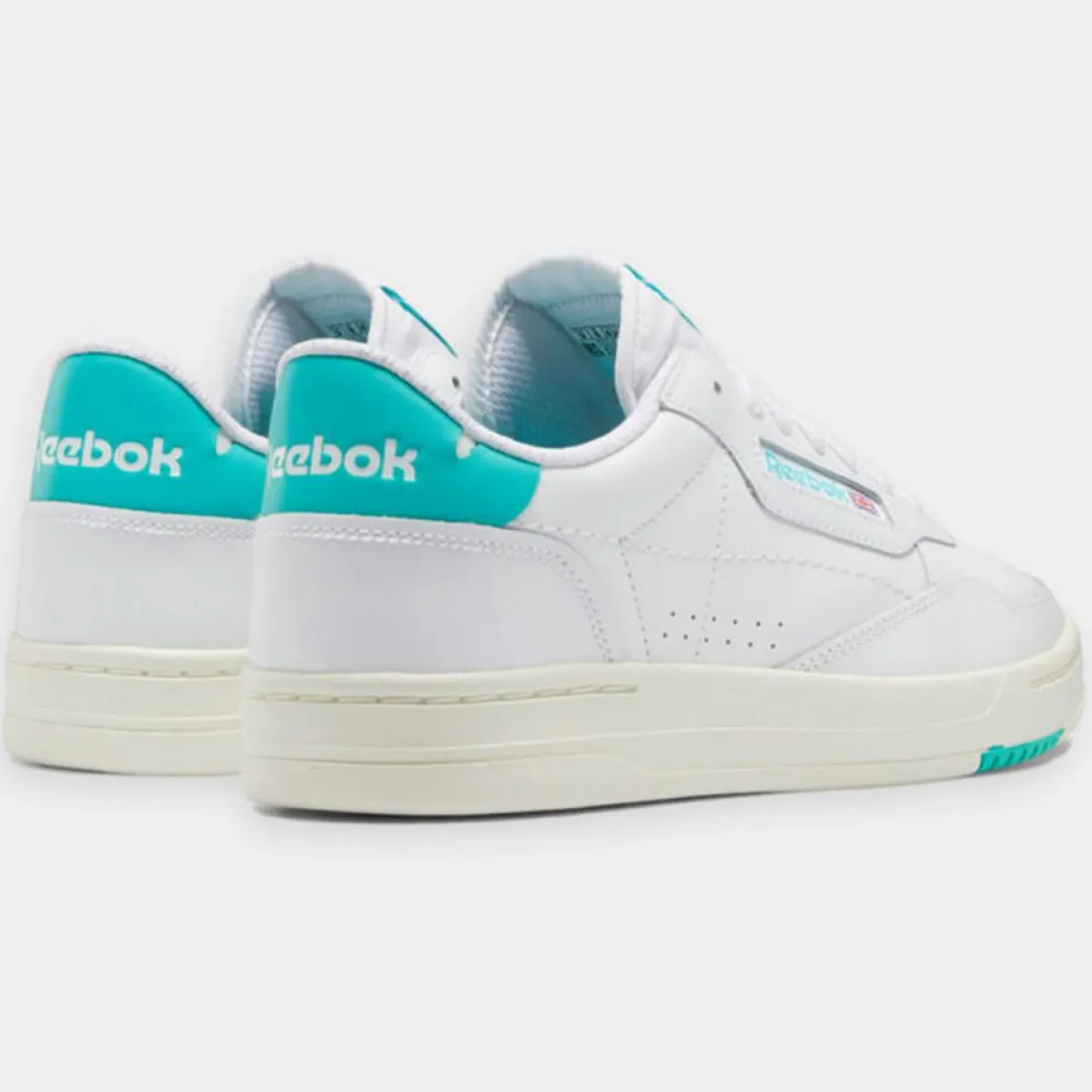 Reebok Baskets|Baskets en Cuir Court Peak blanc/bleu