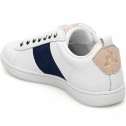 Le Coq Sportif Baskets|Baskets en Cuir Courtclassic blanc/bleu marine