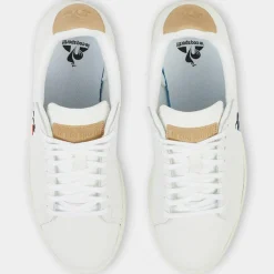 Le Coq Sportif Baskets|Baskets en Cuir Courtset blanc/beige