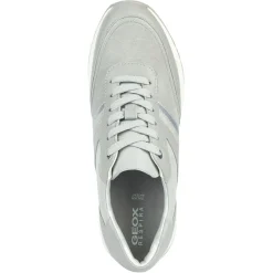 Geox Baskets|Baskets en Cuir Desya gris pâle