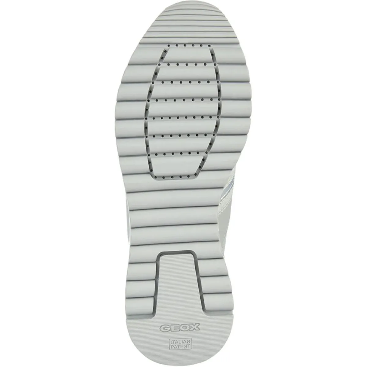 Geox Baskets|Baskets en Cuir Desya gris pâle