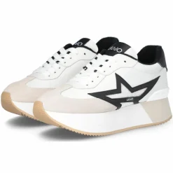 Liu-Jo Baskets|Baskets en Cuir Dreamy blanc/noir