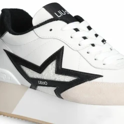 Liu-Jo Baskets|Baskets en Cuir Dreamy blanc/noir