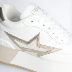 Liu-Jo Baskets|Baskets en Cuir Dreamy blanc/doré