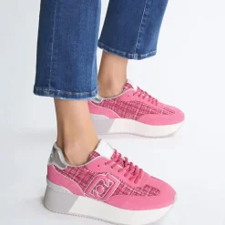 Liu-Jo Baskets|Baskets en Cuir Dreamy fuchsia