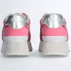 Liu-Jo Baskets|Baskets en Cuir Dreamy fuchsia