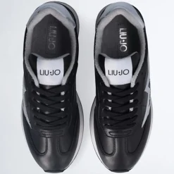 Liu-Jo Baskets|Baskets en Cuir Dreamy noir/argenté