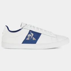 Le Coq Sportif Baskets|Baskets en Cuir Elsa blanc/bleu