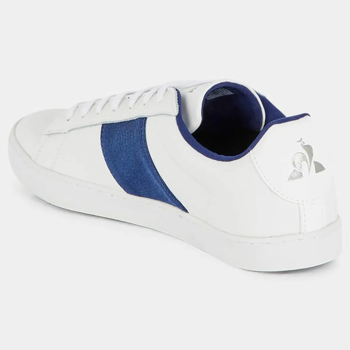 Le Coq Sportif Baskets|Baskets en Cuir Elsa blanc/bleu
