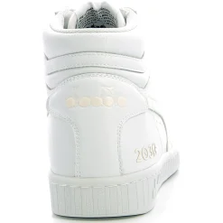 Diadora Baskets|Baskets en Cuir Game High 2030 blanc immaculé/blanc