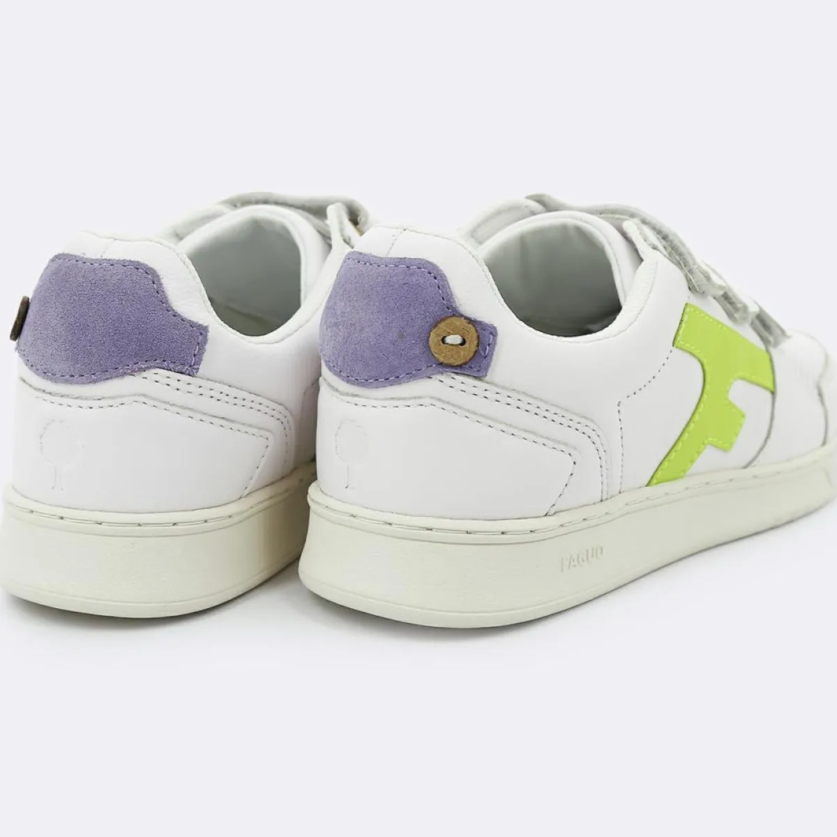 Faguo Baskets|Baskets en Cuir Hazel blanches