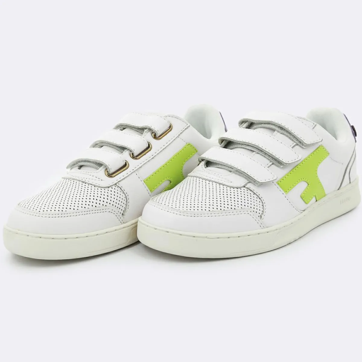 Faguo Baskets|Baskets en Cuir Hazel blanches