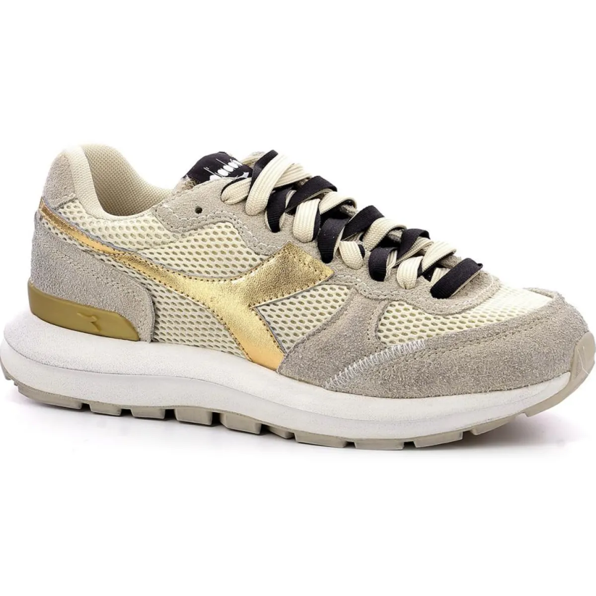 Diadora Baskets|Baskets en Cuir Kmaro 42 Metal taupe/doré