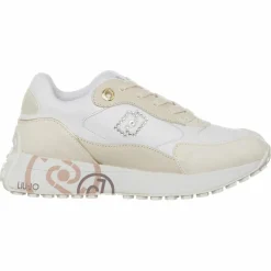 Liu-Jo Baskets|Baskets en Cuir Lolo écrues