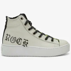 Nira Rubens Baskets|Baskets en Cuir Long Island blanc/noir