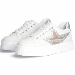 Liu-Jo Baskets|Baskets en Cuir Lovely écrues