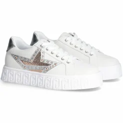 Liu-Jo Baskets|Baskets en Cuir Lovely écrues