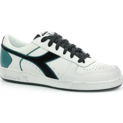 Diadora Baskets|Baskets en Cuir Magic Bas Low I blanc/pacifique