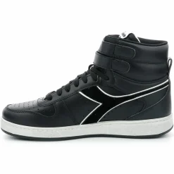 Diadora Baskets|Baskets en Cuir Magic Bas Mid I noires