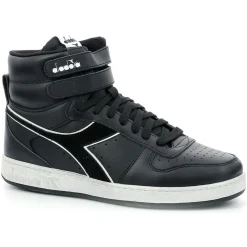 Diadora Baskets|Baskets en Cuir Magic Bas Mid I noires