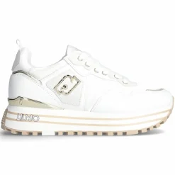 Liu-Jo Baskets|Baskets en Cuir Maxi blanches