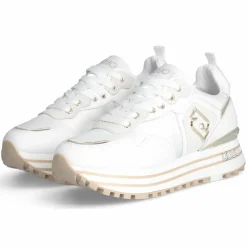 Liu-Jo Baskets|Baskets en Cuir Maxi blanches