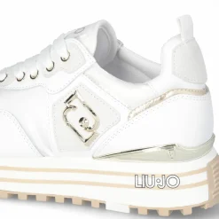 Liu-Jo Baskets|Baskets en Cuir Maxi blanches