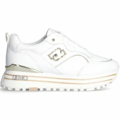 Liu-Jo Baskets|Baskets en Cuir Maxi blanches