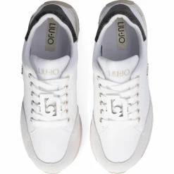 Liu-Jo Baskets|Baskets en Cuir Maxi écrues